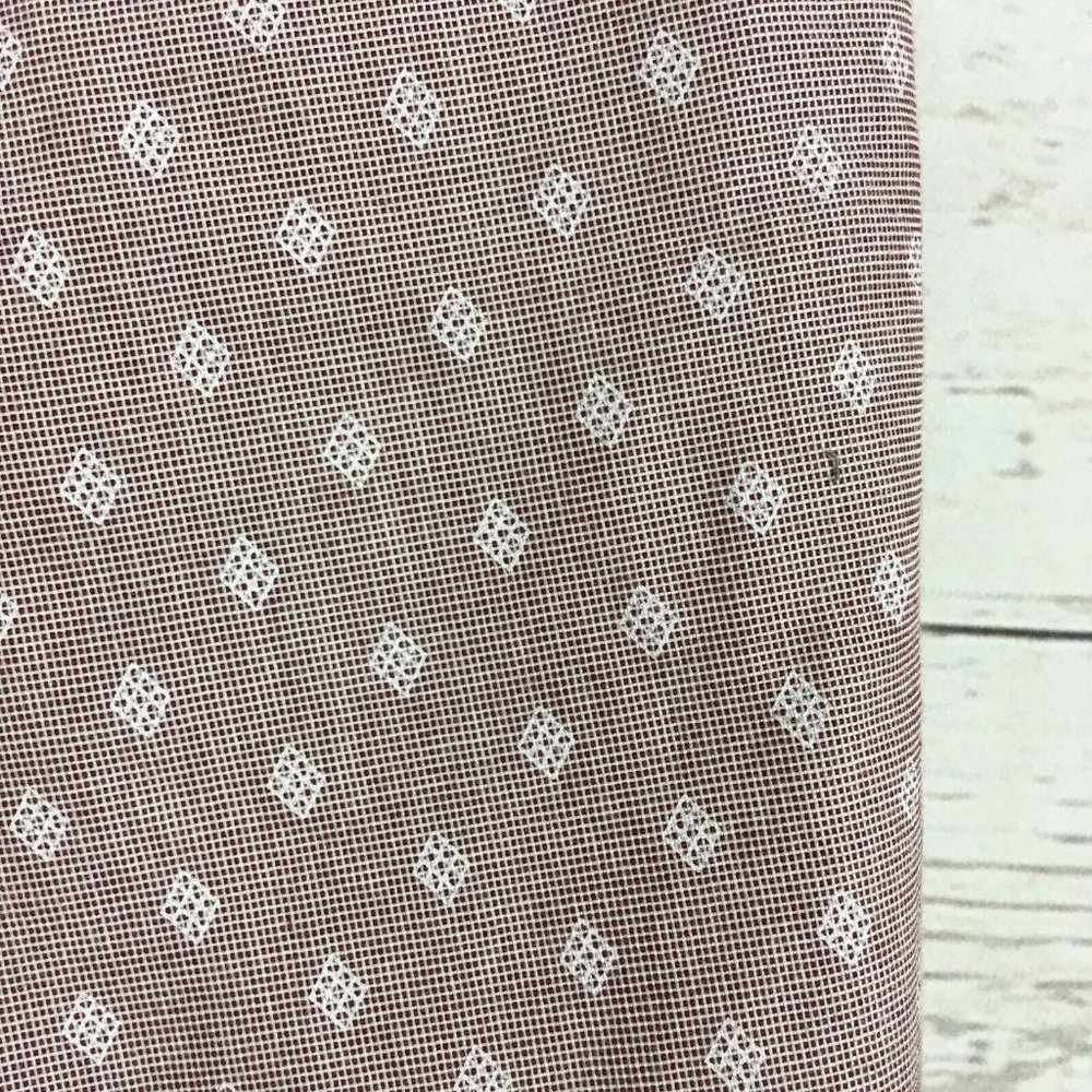 Johnston Murphy Mens Shorts sz 34 Light Purple‎ Pattern Flat Front Pima Cotton - Picture 4 of 9